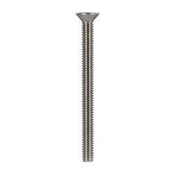 HILLMAN No. 8-32 Ga. X 2 in. L Phillips Flat Head Stainless Steel Machine Screws 100 pk