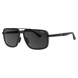BEX Sunglasses Sunglasses Unisex Black Frame Gray Lens Polarized