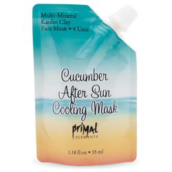 Primal Elements Cucumber After Sun Cooling Face Mask 1 pk