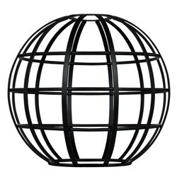 Westinghouse Round Black Steel Globe 1 pk