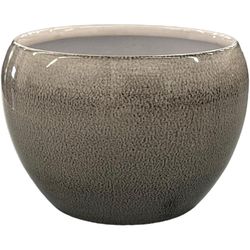 Robert Allen 5 in. D Steel Petite Braeburn Planter Dusted Pearl