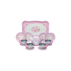 Schylling Fancy Tin Tea Set Multicolored 15 pc