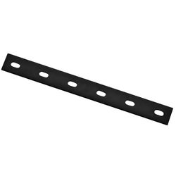 National Hardware 14 in. H X 1/8 in. W X 1.5 in. L Black Carbon Steel Mending Plate