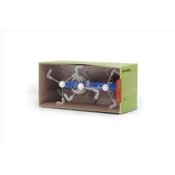 Kikkerland Mxykikker Wind Up Stainless Steel 1 pk