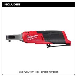 Milwaukee 1/4 in. drive High Speed Ratchet