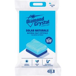 Diamond Crystal Solar Naturals Water Softener Salt Crystal 40 lb