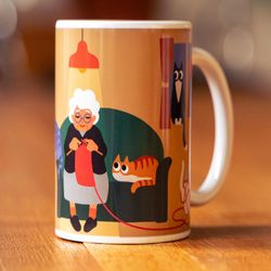 Kikkerland Ceramic Coffee Mug 1 each