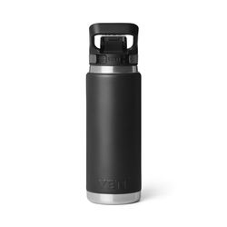 YETI Rambler 26 oz Black BPA Free Bottle with Flip Chug Cap