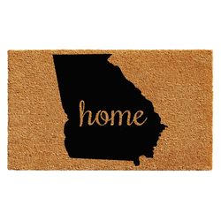 Home & More 1.58 W X 2.58 L Multi-color Georgia Home Coir Door Mat
