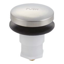 Ace Foot Lok Stop Cartridge 3/8 in. Brushed Nickel Plastic Tub Drain Stopper