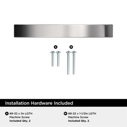Amerock Contemporary Arch Cabinet Pull 3-3/4 in. Polished Chrome Silver 1 pk