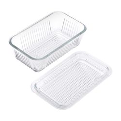 Lifetime Clear Glass Multi Function Butter Dish 1 pk