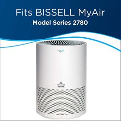 Bissell MyAir 6.3 in. H X 7.1 in. W Round Carbon Filter 1 pk