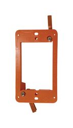 Cantex Old Work Rectangle PVC 1 gang Junction Bracket Orange