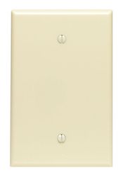 Leviton Ivory 1 gang Thermoset Plastic Blank Wall Plate 1 pk