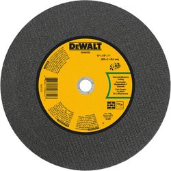 DeWalt 12 in. D X 1 in. X 1/8 in. thick Aluminum Oxide Masonry Cut-Off Wheel 1 pc
