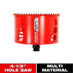 Diablo Snap-Lock Plus 4-1/2 in. Carbide Tipped 2-3/8 in. L Hole Saw