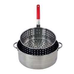 Chard Stainless Steel Deep Fryer W/Perforated Basket 10.5 qt