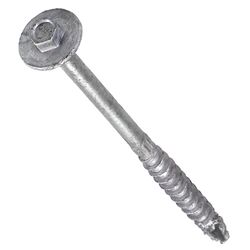 Simpson Strong-Tie Strong-Drive No. 2 Sizes X 4 in. L Star Hex Washer Head Serrated Structural Screw
