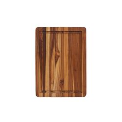 TeakHaus 14 in. L X 10 in. W X 1 in. Teak Wood Cutting Board