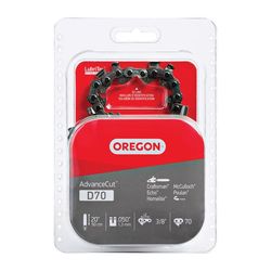 Oregon AdvanceCut D70 20 in. Chainsaw Chain 70 links
