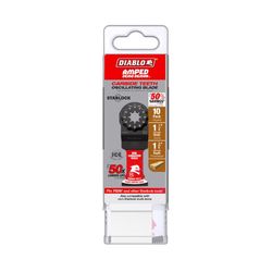 Diablo Demo Demon Amped 1-3/4 in. L X 1-1/4 in. W Carbide Oscillating Blade Nail-Embedded Wood 10 pk