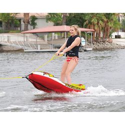 Airhead PVC Inflatable Red/Yellow Big EZ Trainer Skis