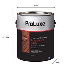 ProLuxe 1 RE Transparent Satin Dark Oak Oil-Based Acrylic/Alkyd/Urethane Wood Finish 1 gal