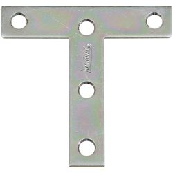 National Hardware 5/8 in. H X 5/8 in. W X 3 in. L Zinc-Plated Steel T-Plate