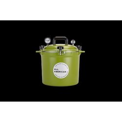 All American 1930 Cast Aluminum Pressure Canner 21.5 qt Green
