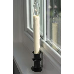 Celestial Lights Black Onyx No Scent HUGGER Dual Intensity LED Battery Operated Window 1PK Candle 6.