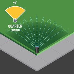 Orbit 4 in. H Quarter-Circle Sprinkler Spray Head