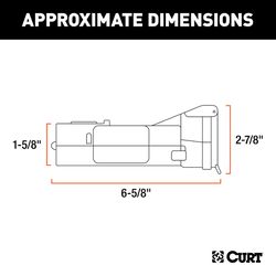 Curt Echo 7 Way Brake Control Connector 6.63 in.