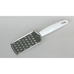 Chef Craft White/Silver Plastic/Stainless Steel Flat Grater