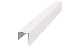 Amerimax .5 in. W X 10 ft. L PVC J Corner Bead