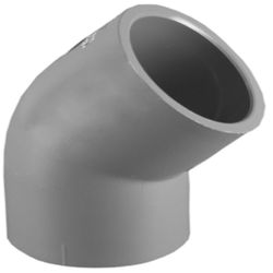 Charlotte Pipe Schedule 80 3 in. Socket X 3 in. D Socket PVC Elbow 1 pk