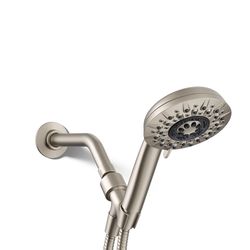 Kohler Radiate Vibrant Brushed Nickel Plastic 5 settings Handheld Showerhead 1.75 gpm