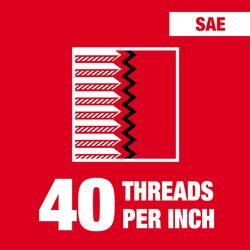 Milwaukee SAE 4-40 Straight Flute Plug Tap & #43 Drill Bit