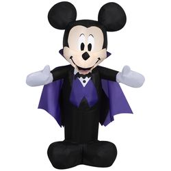 Disney 4 ft. Prelit Mickey as Vampire Inflatable
