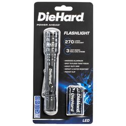 Dorcy DieHard Black LED Twist Flashlight