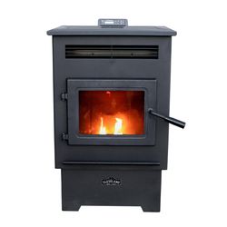 Cleveland Iron Works EPA Certified 2200 sq ft Wood Pellet Stove 60 lb. cap. Hopper