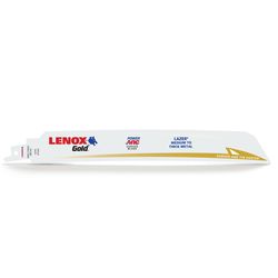 LENOX Gold Lazer 9 in. Bi-Metal Reciprocating Saw Blade 14 TPI 5 pk