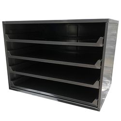 Gray Metal Parts Cabinet