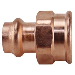 Pressfast 1/2 in. Press each X 3/4 in. D FNPT each Copper Adapter