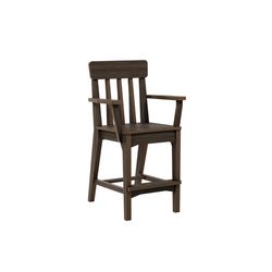 Breeo 5 pc Brazilian Walnut Poly Lumber Dining Set