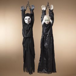 Gerson 4 ft. Lighted Animated Hanging Figurine Halloween Decor