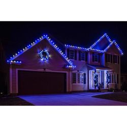 Holiday Bright Lights LED PS C9 Blue 25 ct Christmas Light Bulbs
