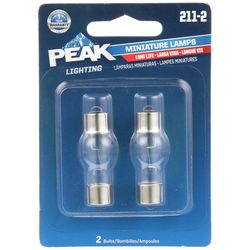 Peak Long Life Halogen Forward Lighting Miniature Automotive Bulb 211-2
