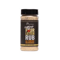 recteq Chef Greg's 4 Letter BBQ Rub 13 oz
