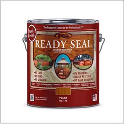 Ready Seal Goof Proof Semi-Transparent Flat Pecan Oil-Based Penetrating Wood Stain/Sealer 1 gal
